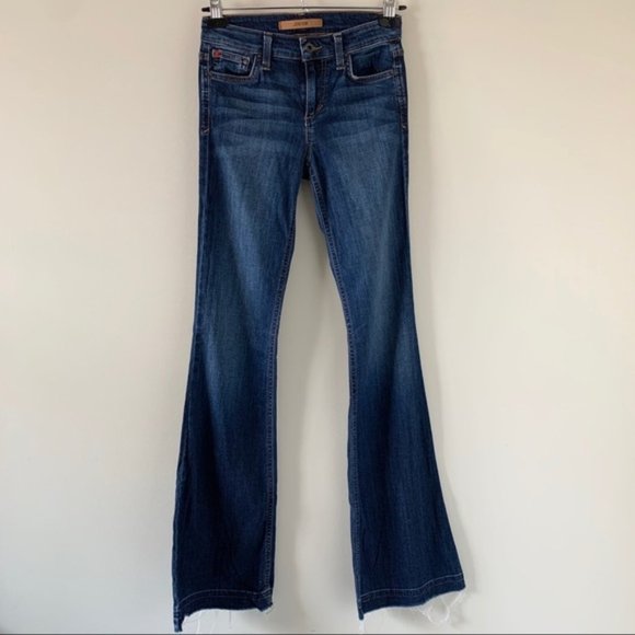 Joe's Jeans Sophia Mid Rise Icon Flare Wide Leg Jeans - Picture 3 of 14